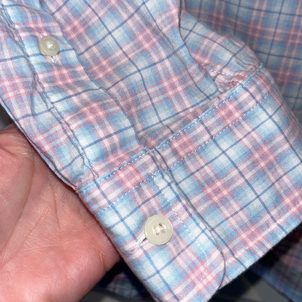 𝅺Vineyard Vines plaid long sleeve button down shirt Classic Fit Murray XXL - Picture 9 of 9